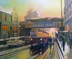 Winters Eve, Bute Street Cardiff - Eric Bottomley 