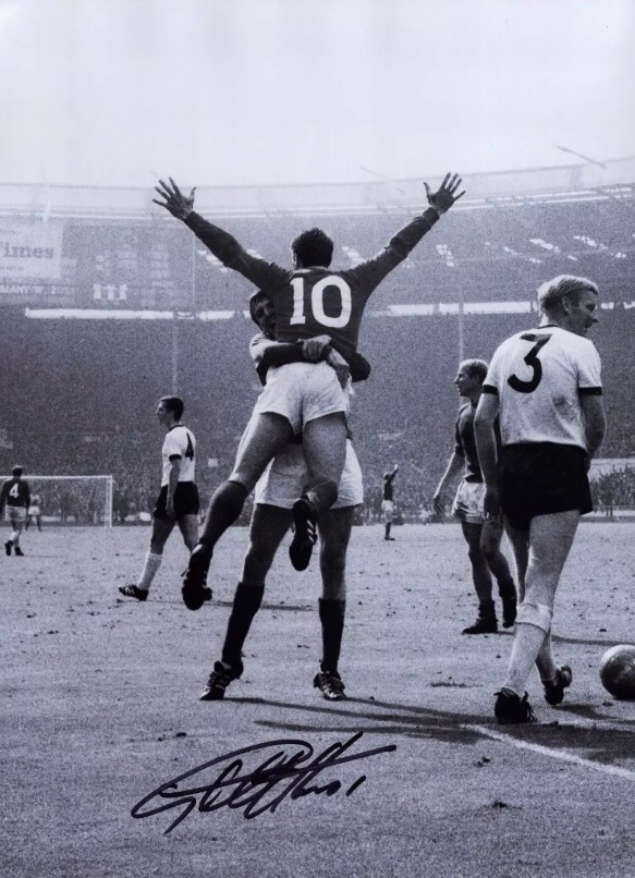 Sir Geoff Hurst - 1966 Celebrations (B&W) 