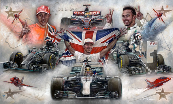 Four Times World Champion - Lewis Hamilton 