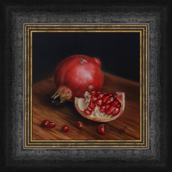 Pomegranate on Wood (Pomegranate) 