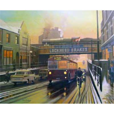 Winters Eve, Bute Street Cardiff - Eric Bottomley