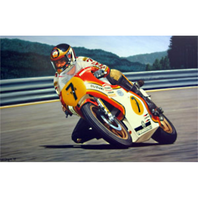 Sheene At Spa 1977 - Rod Organ