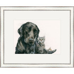 Baby Sitter (Labrador & Cat)