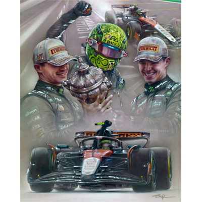LANDO NORRIS - VICTORY AT SILVERSTONE 2025