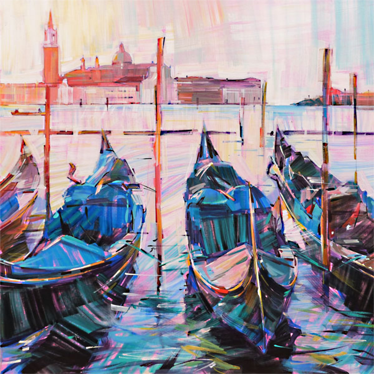 Sunset Gondolas (Venice)