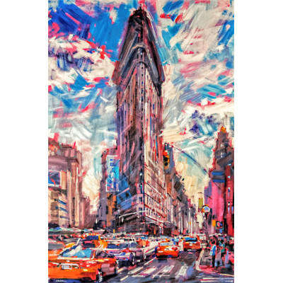 FLAT IRON BUILDING - THE BIG APPLE